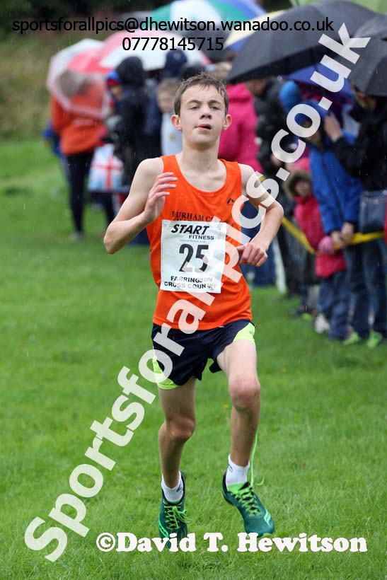 Boys under-13s, Sunderland Harriers Open Cross Counry, Farringdon Park, Sunderland. Photo: David T. Hewitson/Sports for All Pics